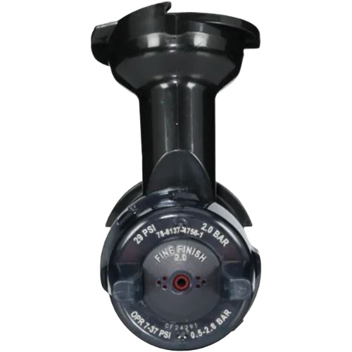 Performance Gravity Fine Finish Atomizing Head - Red Action Paper