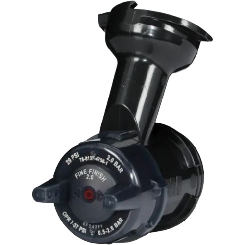 Performance Gravity Fine Finish Atomizing Head - Red Action Paper