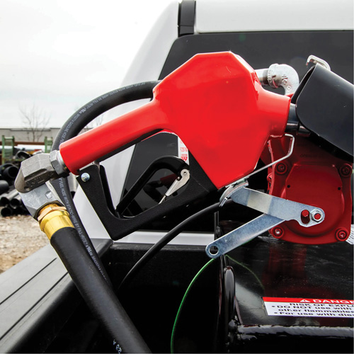 Pistolet de distribution automatique rouge pour essence Action Paper