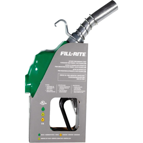 Pistolet de distribution automatique vert pour diesel Action Paper
