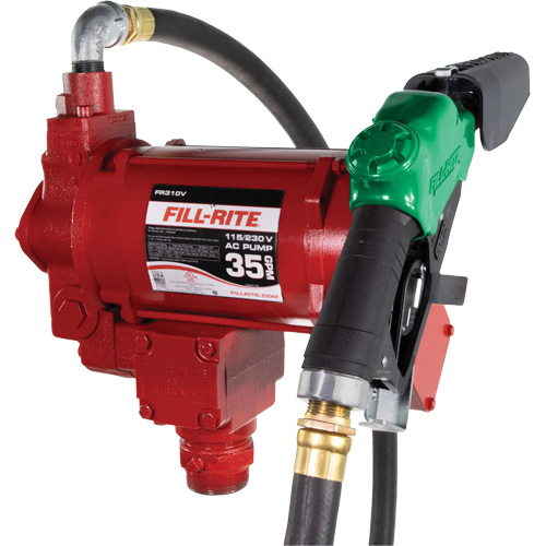 Pompe de transfert de carburant 115/230 V c. a. avec pistolet Action Paper