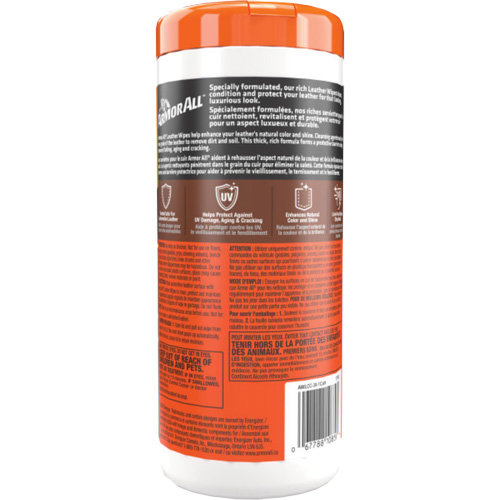 Extreme Shield + Ceramic Leather Treatment & Cleaning Wipes Action Paper