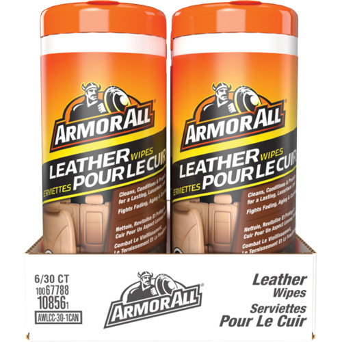 Extreme Shield + Ceramic Leather Treatment & Cleaning Wipes Action Paper