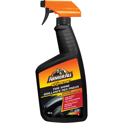 Extreme Tire Shine Spray Action Paper
