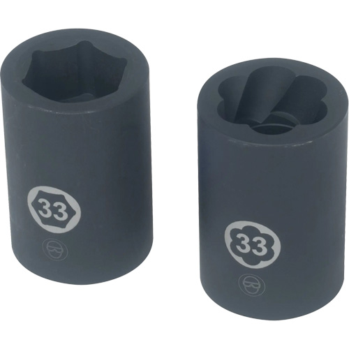 Hex & Twist Truck Lug Nut Socket Set Action Paper