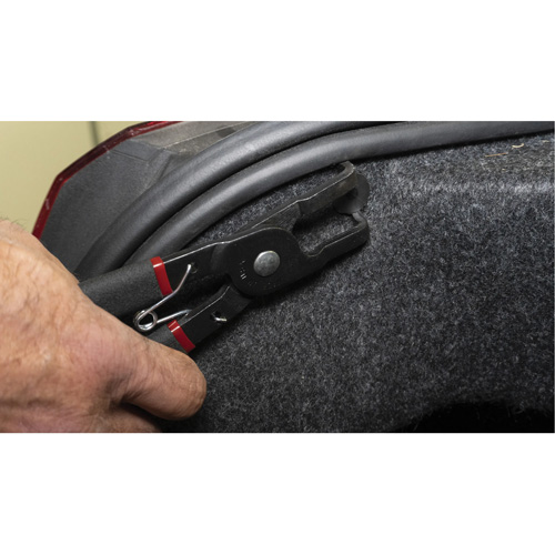 80° Push Pin Pliers with Dual Durometer Grips Action Paper