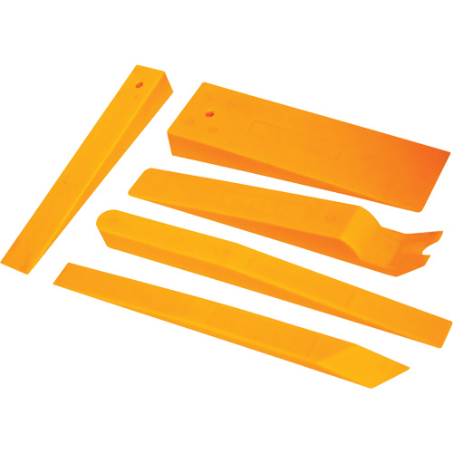 Jeu d'assortiment de 5 cales en nylon orange fluo Action Paper