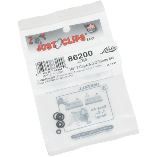 Jeu de clips et joints toriques de 1/4 po Action Paper