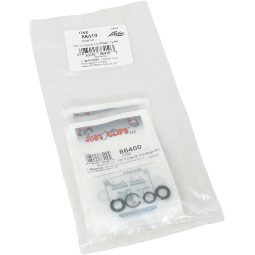 1/2" Clips & O-Rings Set - Bulk Action Paper