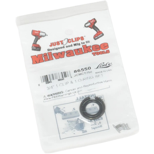 3/4" Clip & O-Ring Set for Milwaukee Action Paper