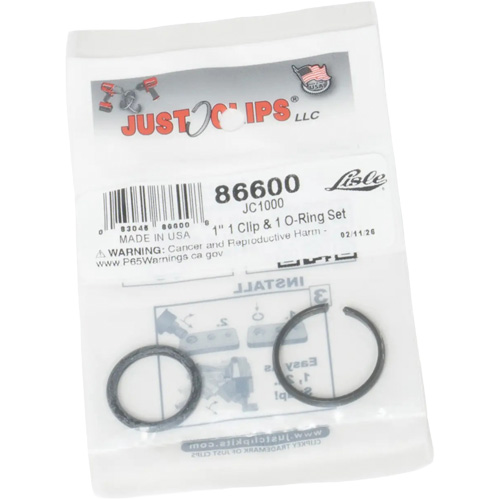 1" Clip & O-Ring Set Action Paper