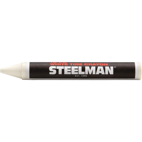 Semi-Permanent White Tire Marking Crayons Action Paper