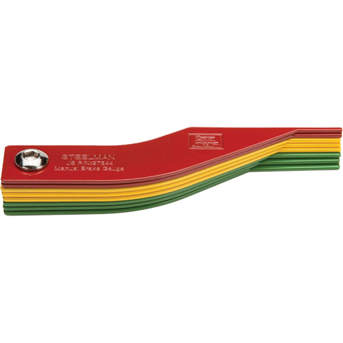 8-Piece Colour-Coded Brake Lining Thickness Gauge Action Paper