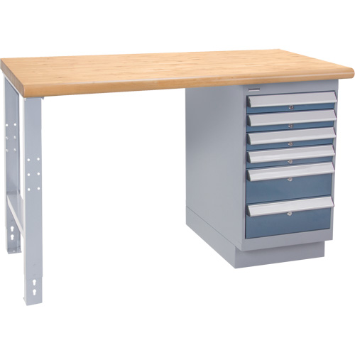 &eacute;tabli industriel, Cap 1000 lb, 36" la x 72" p, 34" h Action Paper