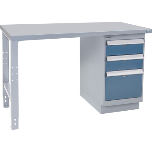 Industrial Duty Workbench, 36" W x 60" D x 34" H, 1000 lbs. Capacity Action Paper