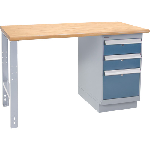 Industrial-Duty Workbench, 1000 lbs Cap., 60" W x 36" D, 34" H Action Paper