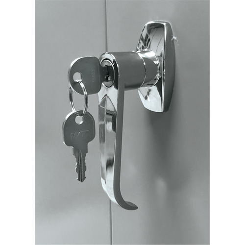 Armoire de rangement, Acier, 4 Tablettes, 78" h x 48" la x 24" P, Gris Action Paper