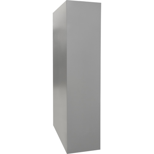 Hi-Boy Storage Cabinet, Steel, 4 Shelves, 72" H x 36" W x 18" D, Grey Action Paper