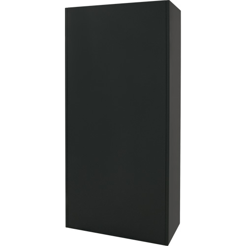 Combination Storage Cabinet, 36" W x 18" D x 72" H, Black Action Paper