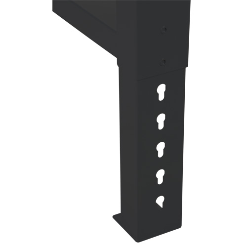 Industrial Duty Leg for Workbench, Steel, 30" D x 34" H, Single Action Paper