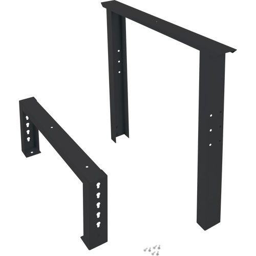 Industrial Duty Leg for Workbench, Steel, 30" D x 34" H, Single Action Paper