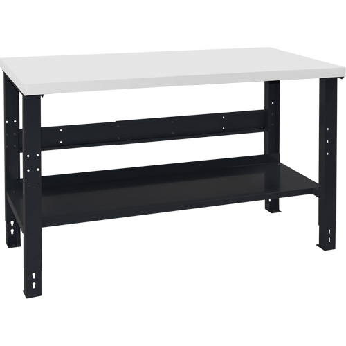 Industrial Duty Workbench, 60" W x 24" D x 34" H, 1000 lbs. Capacity Action Paper