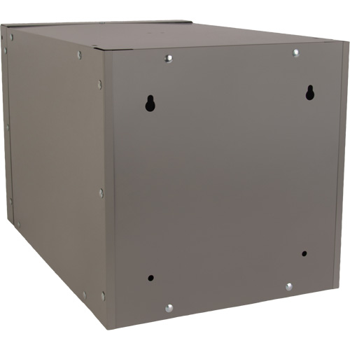 Stackable Cube Locker, 12" x 18" x 12", Steel, Grey, Knocked Down Action Paper