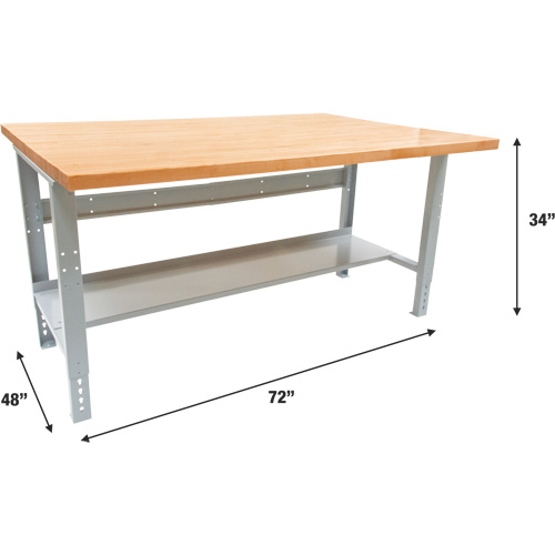 &eacute;tabli modulaire industriel, Cap 1000 lb, 72" la x 48" p Action Paper