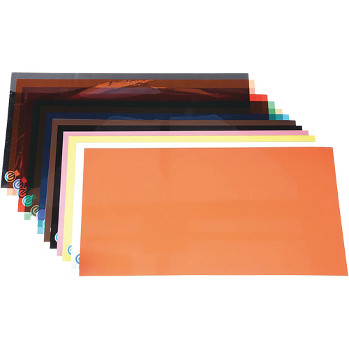 Cales minces chromocod&eacute;es en plastique Action Paper