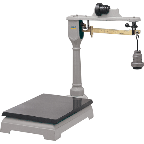 Mechanical Platform Beam Scales, 16" L x 12" W, 100 kg Capacity Action Paper
