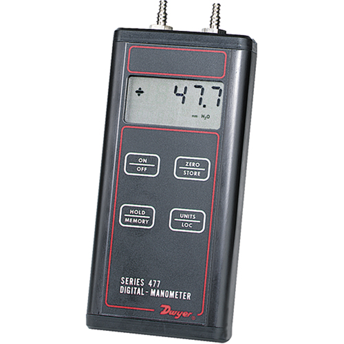 Manometer, Digital, 0 - 10 PSID Action Paper