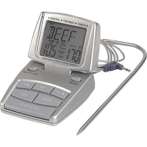 Meat Thermometer, Contact, Digital, 14-392°F (10-200°C) Action Paper
