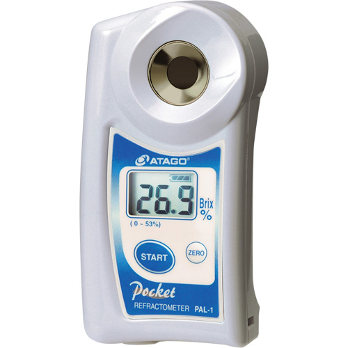 Hand-Held Pocket Refractometer, Digital, Brix Action Paper