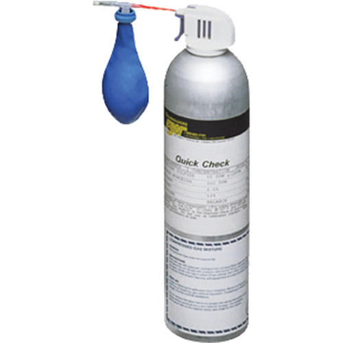 Bump Alarm Test Gas Aerosol Action Paper