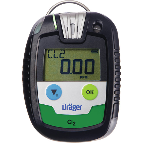Moniteur Dräger Pac 8000, Simple Gaz, CI2 Action Paper