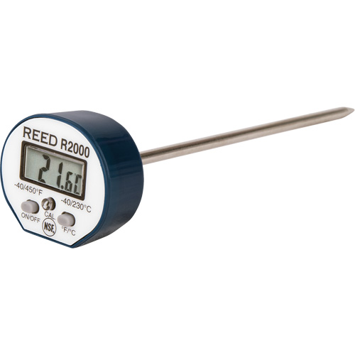 Thermometer, Contact, Digital, -40-450°F (-40-230°C) Action Paper