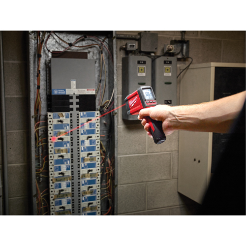 Pistolet infrarouge, -22° - 1022° F ( -30° - 550° C ), 12:01/12:1, &eacute;missivit&eacute; Fixe Action Paper