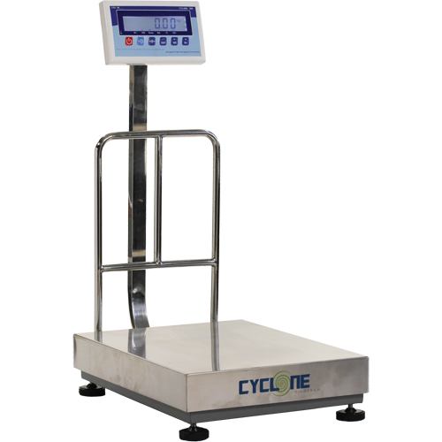 Cyclone 300 Bench and Platform Scale, 600 lbs. / 300 kg Capacity, 17-3/4" L x 23-3/5" W Action Paper