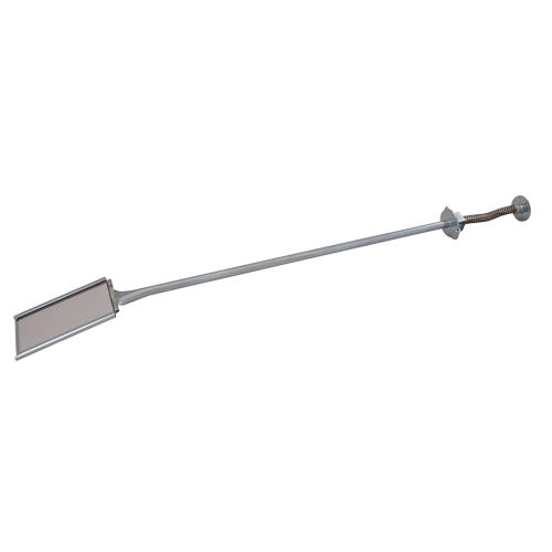 Inspection Mirror, Rectangular, 2-17/32" L x 1-11/16" W, Non Telescopic Action Paper
