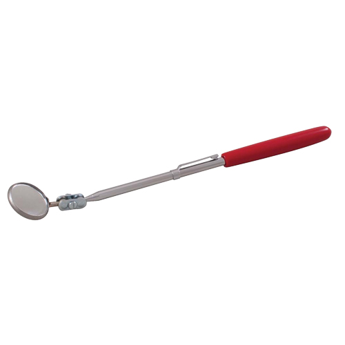 Inspection Mirror, Circular, 7/8" L x 7/8" W, Non Telescopic Action Paper