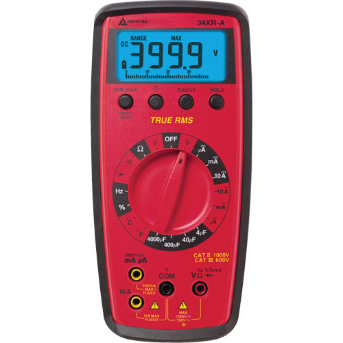 34XR-A Digital Multimeter, AC/DC Voltage, AC/DC Current Action Paper