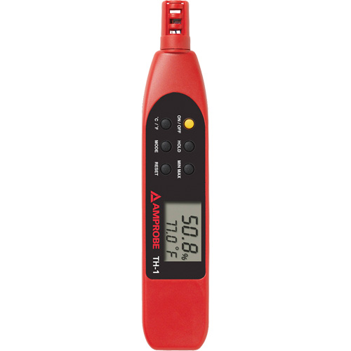 TH-1 Relative Humidity & Temperature Probe Meter, 4% - 95% RH, -4°- 122° F ( -20° - 50° C ) Action Paper