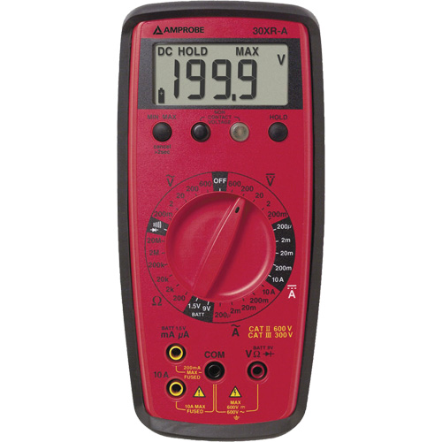 30XR-A Digital Multimeter, AC/DC Voltage, AC/DC Current Action Paper