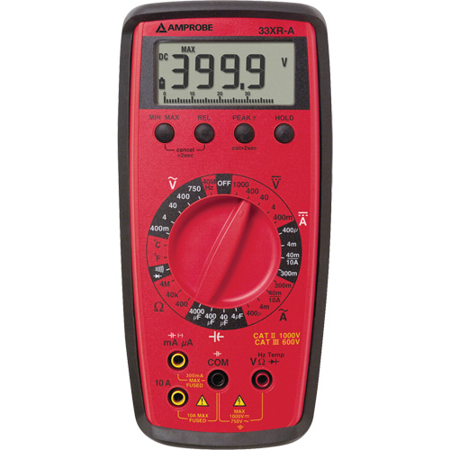 33XR-A Digital Multimeter, AC/DC Voltage, AC/DC Current Action Paper