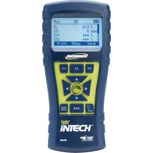 Trousse de rapport sur lanalyseur de combustion Fyrite InTech Action Paper