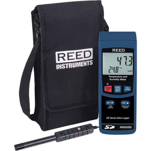 Data Logging Thermo-Hygrometer, 5% - 95% RH, 32° - 122° F ( 0° - 50°C ) Action Paper
