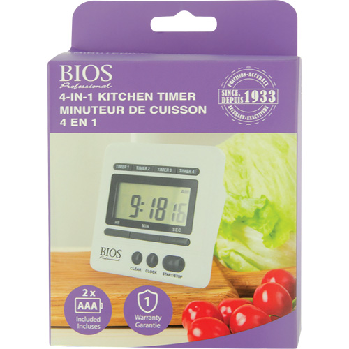 Minuterie de cuisine 4 en 1 Action Paper