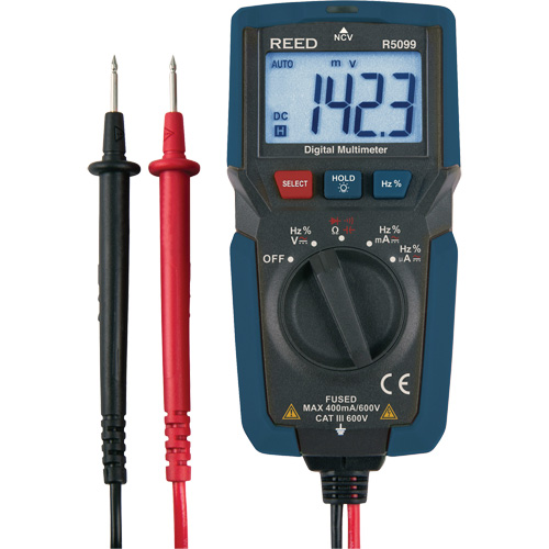 Compact Multimeter with Non-Contact Voltage, AC/DC Voltage, AC/DC Current Action Paper