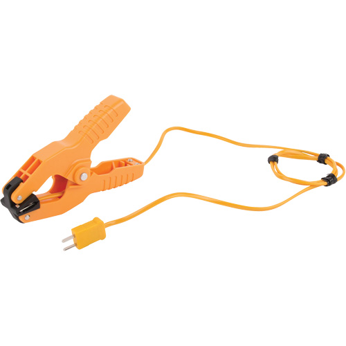Type K Pipe Clamp Thermocouple Probe, 200 °C (392°F) Max. Temp. Action Paper