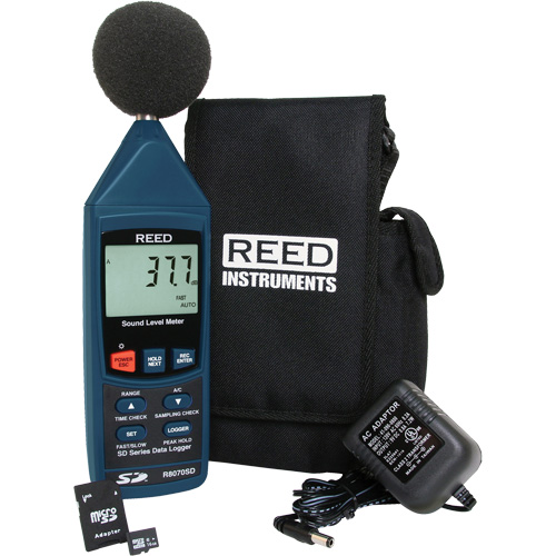 Data Logging Sound Level Meter Kit with ISO Certificate Action Paper